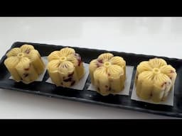 蔓越莓绿豆糕 夏日甜品【田园时光美食】