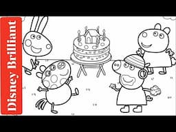 Peppa Pig’s Summer Picnic! 🧺🌸 Coloring Fun with Friends l Disney Brilliant