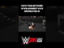 How This Botched WWE Moment Was Recreated In WWE 2K15