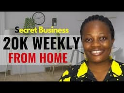 Earn 20,000 Weekly From This Profitable Business In Nigeria 2025 | How Make Free Money Online