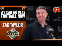 Zac Taylor Shares Final Thoughts on Bengals' 2025 NFL Draft Class