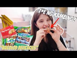 BAKIT GANUN PANGALAN NG MGA PAGKAIN? TRYING BACOLOD & ILO-ILO DELICACIES
