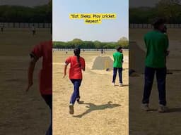 "Eat. Sleep. Play cricket. Repeat."