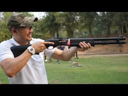 First time shooting the Remington 870 tactical and the SIG Sauer P229 Legion