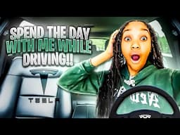 Spend the day with me! DRIVING MY NEW CAR 🚗