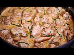 Creamy Garlic Parmesan Chicken Thighs Recipe - Easy Chicken Thighs Recipe