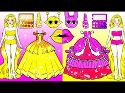 Pinki Barbie Vs Simon Barbie Makeup & Dress Up - Barbie Makeover Handmade - Woa Doll Channel