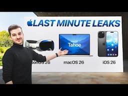Apple WWDC 2025 - Last Minute LEAKS!