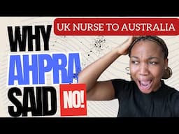 NOT ELIGIBLE FOR THE NEW AHPRA PATHWAY TO BECOME A NURSE IN AUSTRALIA