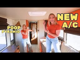 Trying To DIY Install a NEW RV A/C [Run it on Battery Power!]