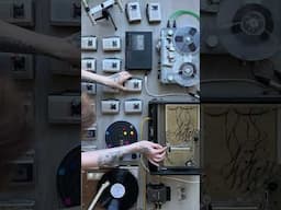 Inspiration can come from anywhere—even bird sounds recorded on tape decks 🐦 • #birds #music #shorts