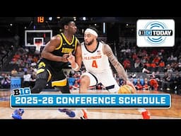 2025-26 Men's Basketball Conference Schedule Released & Evaluating the Transfer Portal | B1G Today