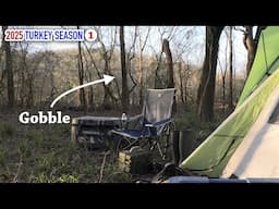First Hunt of the Year - Camping with Gobbling Birds