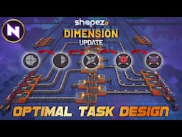 FASTER 'TASKS' With Optimized TRAIN NETWORK | 05 | Shapez 2 DIMENSION UPDATE | Tutorial/Lets Play