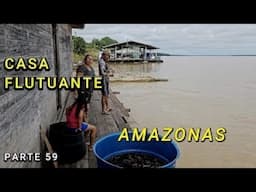 COMUNIDADE TAMANIQUÁ - CASA FLUTUANTE - VÍDEO 59  -  Amazonas