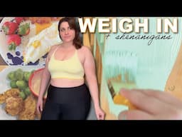 Furniture DIYs, Bike Seats Are For The Brave, + Officially Out Of The 230s || Weigh-In Vlog