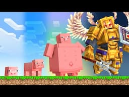 Upgrading PIG Into a GOD in Minecraft
