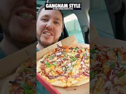 Domino's: Korean Chicken Pizza🍕🍗 #dominos #korean #pizza #chickenwings #gangnamstyle #summeronshorts