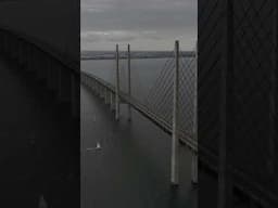 This bridge is 5 miles over the ocean! #Ørerundbridge