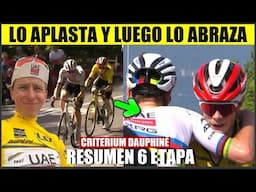 RESUMEN y CLASIFICACIONES 6 ETAPA CRITERIUM DU DAUPHINE 2025 POGACAR APLASTA a VINGEGAARD y REMCO