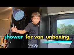 Complete Shower Sprinter in a BOX - VanWife Shower UBOXING