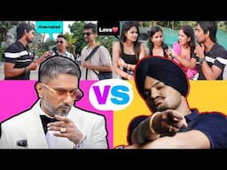 Who is Favourite of people | Honey Singh VS Sidhu Moose Wala | Public Reaction | noor talkative
