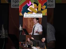 I got to voice act for Phineas and Ferb!