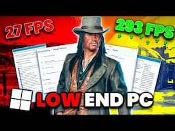 ⚙️How To Run Red Dead Redemption In Low End PC | Best Settings For Maximum FPS! ✅- 2025