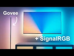 CHEAP Govee Floor Lamps + SignalRGB = Perfect Match