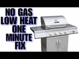 Common Reason Your Gas Grill Isn't Getting HOT Enough To Cook | 60 SECOND FIX