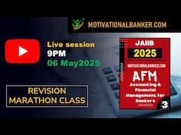 🔴JAIIB- AFM Live Class -06 MAY 2025 @9 PM