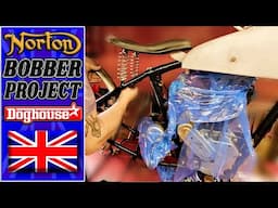 Norton Bobber Project Finishing Jobs On The Rear End