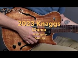 Dream Guitars - 2023 Knaggs Chena, Mahogany  & Koa #guitardemo #hollowbody #archtopguitar