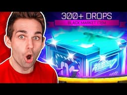 Opening HUNDREDS of RARE Drops! *INSANE* (300+ Rocket League Drop Opening)