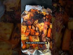 Bgn pagi ade dpt whatsapp ayam bakar butter ade dlm air fryer 🤤 sedapnye bau #food #foodie