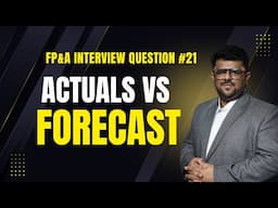 How would you handle a situation where actuals are significantly off from the forecast | #21