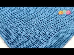 How to Knit the Archie Baby Blanket