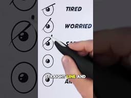 One Line Can Make Drawing Expressions Easy! #shorts