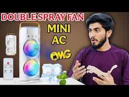 बहुत सस्ता मिलेगा ये वायरल कूलर😳 || Double Ended Mist Spray Fan || Mist Spray Mini Cooler