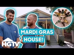 Keith And Evan Renovate A House With Mardi Gras Theme! | Bargain Block New Orleans