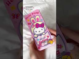 making a big HELLO KITTY altoids wallet?! 🎀 #springcrafts #diy #hellokitty