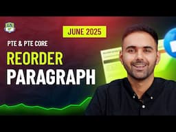 PTE & PTE Core | Reorder Paragraph | Most Repeated Questions June 2025 | Language Academy