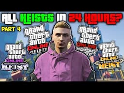 I Completed The ALL HEISTS Speedrun From Level 1 | GTA Online PC Enhanced Stream