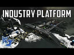 Space Engineers - Prototech Pursuit EP18 - "Building a giant industrial platform"