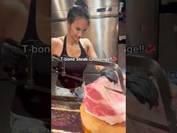 T-bone Steak Challenge 🥩 Tボーンステーキチャレンジ