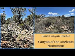 Sand Canyon Pueblo- Built in 1250 - Canyon of the Ancients National Monument Colorado USA 2025