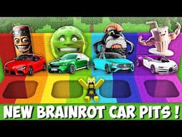 I found NEW BRAINROT CARS PITS LING GANG MELON | SIGMA BOY | PAKRAHMATMAMAT in Minecraft !