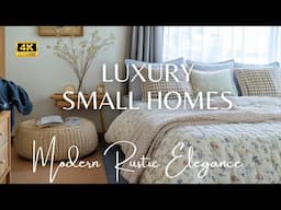 Luxury Small Modern Home: A Perfect Fusion of Minimalist Modern, Rustic Elegance & Space-Saving Idea