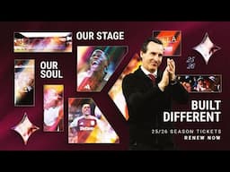 2025/26 Season Tickets | Our Stage, Our Soul, Built Different
