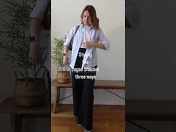 Styling the Logan Shacket sewing pattern by Style Arc. So versatile 😊 #sewing patterns #sewing
